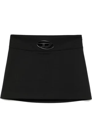 Diesel Dames, Rokken, Zwart, Maat: 2XS Wol