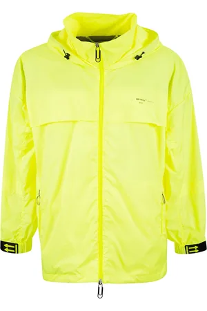 OFF-WHITE Heren, Jassen, Geel, Maat: M Poliester