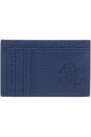 Roberto Cavalli Heren, Accessoires, Blauw, Maat: ONE Size Leer