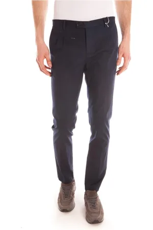 D.A. Daniele Alessandrini Heren, Broeken, Blauw, Maat: 2XL Katoen