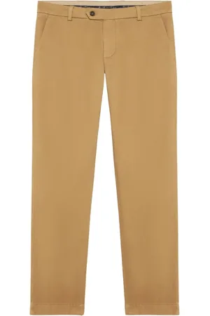 Brooks Brothers Heren, Broeken, Bruin, Maat: W31 Katoen