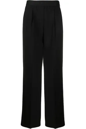 Msgm Dames, Broeken, Zwart, Maat: S Wol