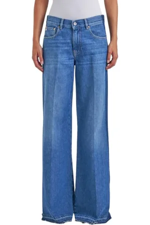 Adriano Goldschmied Dames, Jeans, Blauw, Maat: W25 Katoen