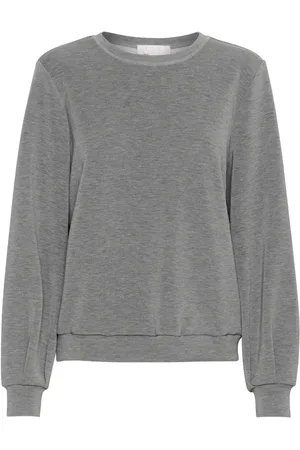 My Essential Wardrobe Dames, Sweatshirts & Hoodies, Grijs, Maat: S Modal