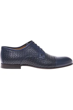BALDININI Heren, Schoenen, Blauw, Maat: 44 EU Leer