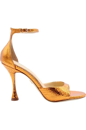 Lola Cruz Dames, Schoenen, Oranje, Maat: 40 EU Leer