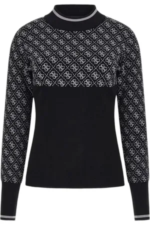 Guess Dames, Truien, Zwart, Maat: S Viscose