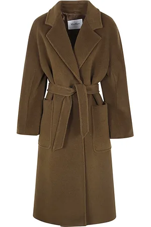 Max Mara Dames, Mantels, Bruin, Maat: XS Wol