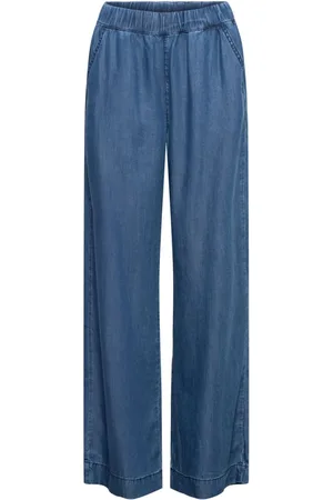 &Co Woman Dames, Broeken, Blauw, Maat: XL