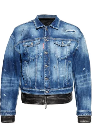 Dsquared2 Heren, Jassen, Blauw, Maat: M Denim