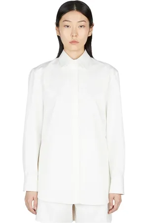 The Row Dames, Blouses & Shirts, Wit, Maat: XS Katoen