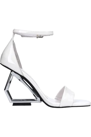 Jeffrey Campbell Dames, Schoenen, Wit, Maat: 39 EU Leer