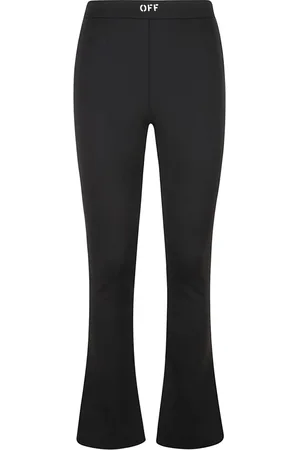 OFF-WHITE Dames, Broeken, Zwart, Maat: S Polyamide