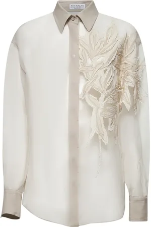 Brunello Cucinelli Dames, Blouses & Shirts, , Maat: L Zijde