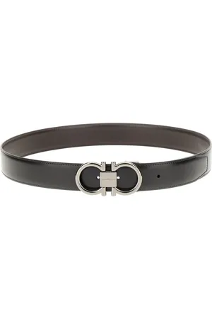 Salvatore Ferragamo Heren, Accessoires, Zwart, Maat: 115 CM Leer