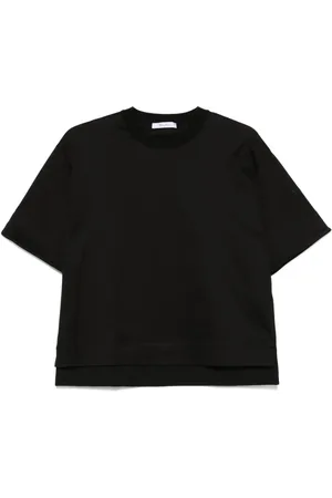 Max Mara Dames, Tops, Zwart, Maat: L Katoen