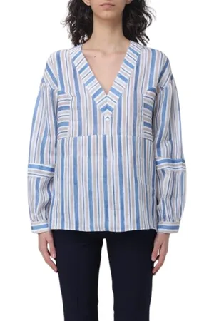 FAY Dames, Blouses & Shirts, Veelkleurig, Maat: S Katoen