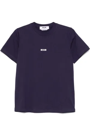 Msgm Dames, Tops, Blauw, Maat: L Katoen