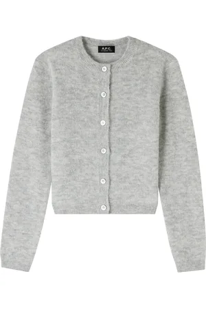 A.P.C. Dames, Truien, Grijs, Maat: L Wol