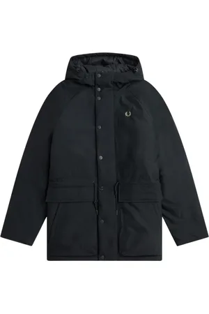 Fred Perry Heren, Jassen, Zwart, Maat: S Nylon