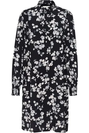 Kaffe Dames, Jurken, Zwart, Maat: 2XL Viscose