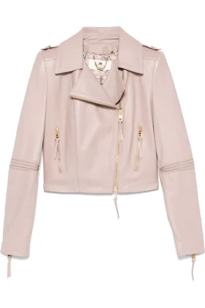 Elisabetta Franchi Dames, Jassen, , Maat: M Leer