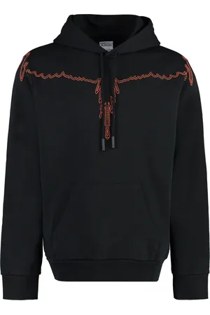 MARCELO BURLON Heren, Sweatshirts & Hoodies, Zwart, Maat: S Katoen