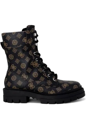 Guess Dames, Schoenen, Bruin, Maat: 35 EU Leer