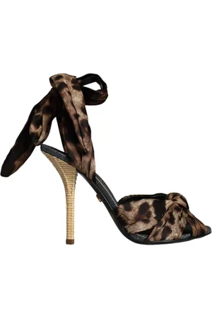 Dolce & Gabbana Dames, Schoenen, Bruin, Maat: 37 EU Zijde