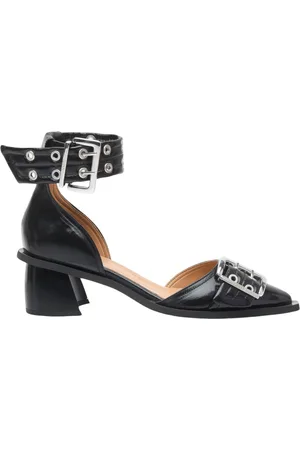 Ganni Dames, Schoenen, Zwart, Maat: 40 EU Leer