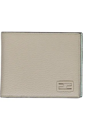Fendi Heren, Accessoires, Grijs, Maat: ONE Size Leer