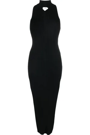 Courrèges Dames, Jurken, Zwart, Maat: S Viscose