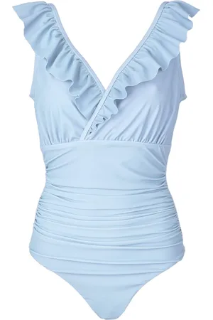 Crās Dames, Badkleding, Blauw, Maat: XL Polyamide
