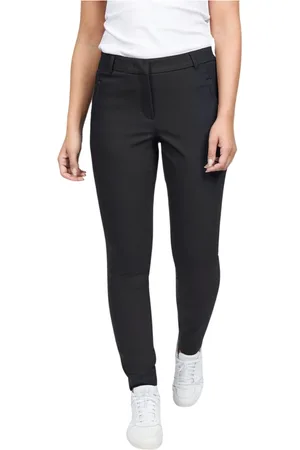 2-Biz Dames, Broeken, Zwart, Maat: 2XL Katoen