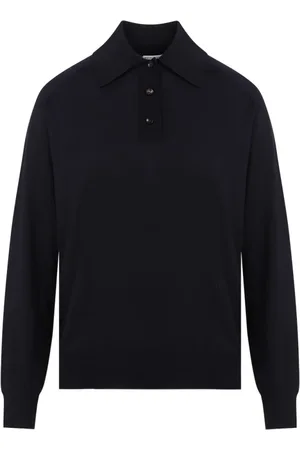 Bottega Veneta Dames, Tops, Blauw, Maat: S Wol