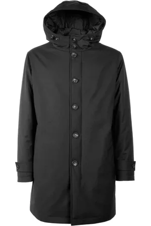 Loro Piana Heren, Mantels, Zwart, Maat: 3XL Wol