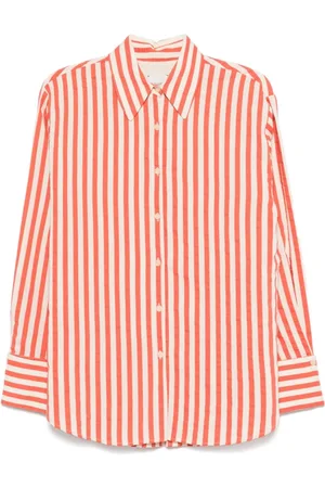 ALYSI Dames, Blouses & Shirts, Oranje, Maat: M