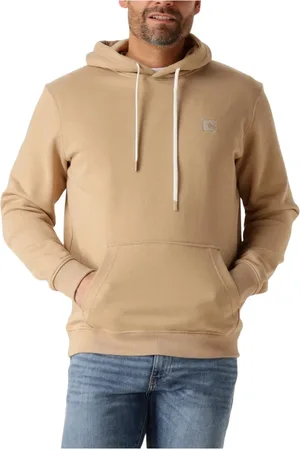 Scotch&Soda Heren, Sweatshirts & Hoodies, Bruin, Maat: M Katoen