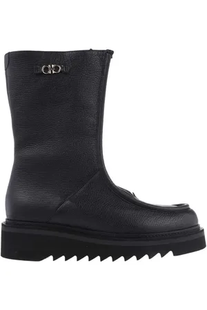 Salvatore Ferragamo Dames, Schoenen, Zwart, Maat: 40 EU Leer