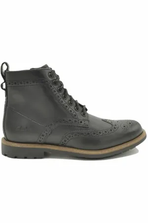 Clarks Heren, Schoenen, Zwart, Maat: 43 EU Leer