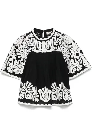 SEA Dames, Tops, Zwart, Maat: S