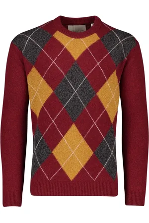 GANT Heren, Truien, Rood, Maat: 3XL Wol
