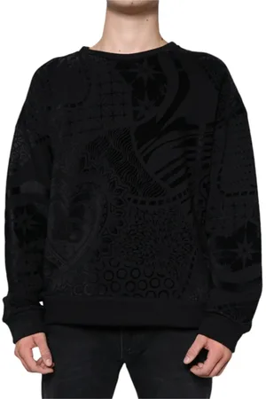 Dolce & Gabbana Heren, Sweatshirts & Hoodies, Zwart, Maat: M Katoen