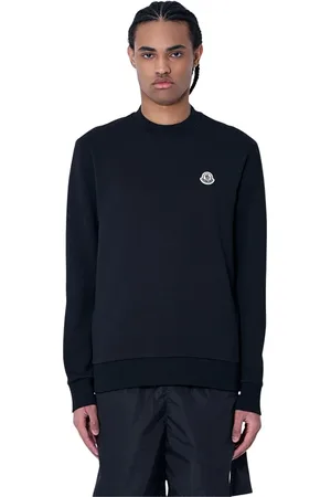 Moncler Heren, Sweatshirts & Hoodies, Zwart, Maat: XL Katoen