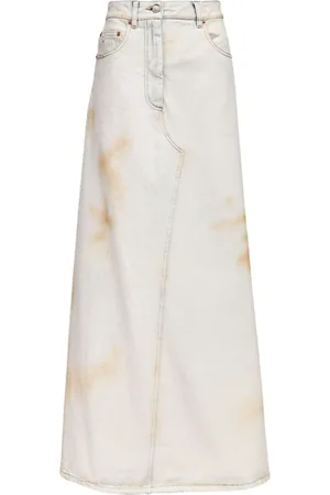 Maison Margiela Dames, Rokken, Blauw, Maat: XS Denim