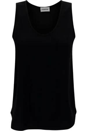P.A.R.O.S.H. Dames, Tops, Zwart, Maat: M Polyamide