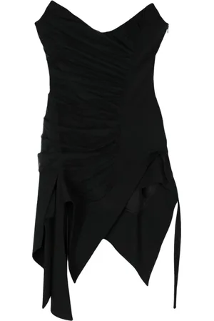 MUGLER Dames, Jurken, Zwart, Maat: XS