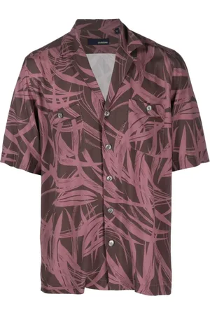 LARDINI Heren, Overhemden, Roze, Maat: L Viscose