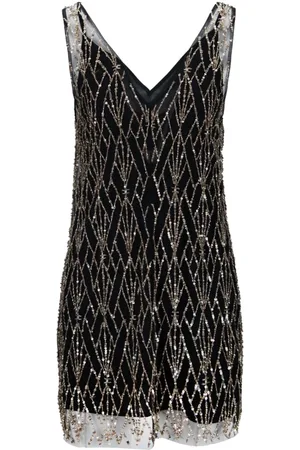 Elisabetta Franchi Dames, Jurken, Zwart, Maat: M Polyamide