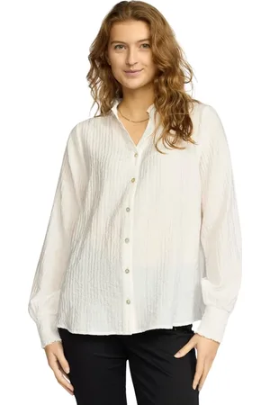 2-Biz Dames, Blouses & Shirts, Grijs, Maat: M Viscose